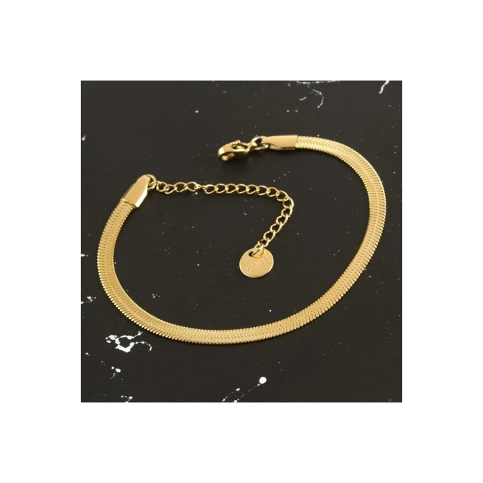 İtalyan Çelik Zincir Bileklik