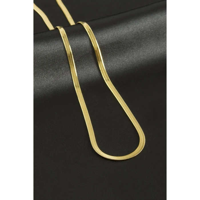 İtalyan Zincir Çelik Kolye 45 cm