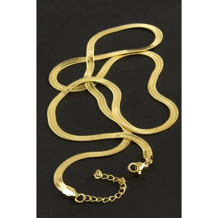 İtalyan Zincir Çelik Kolye 60 cm