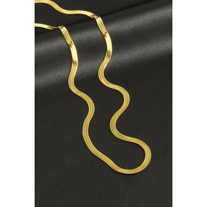 İtalyan Zincir Çelik Kolye 60 cm