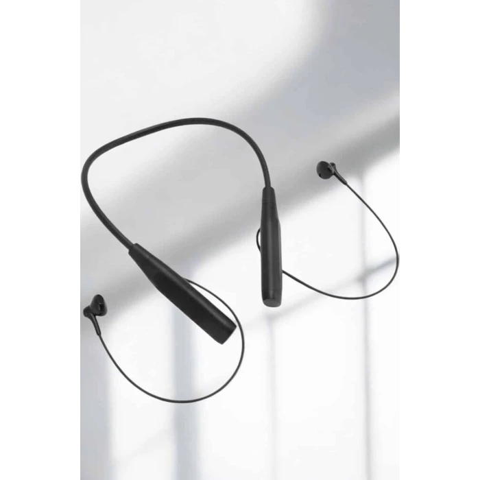 Kablolu Boyun Askılı Dijital Göstergeli Bluetooth Kulaklığı 60 Saat