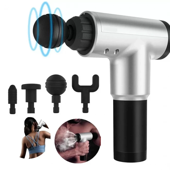 Kablosuz Adaptörlü Masaj Tabancası – Şarjlı Masaj Tabancası KH-320 (4887)