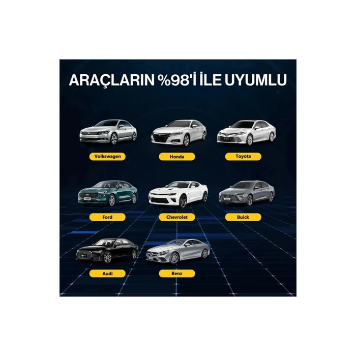 Kablosuz CarPlay & Android Auto Adaptörü  Apple ve Android Cihazlar İçin Evrensel Wireless Carplay Çevirici