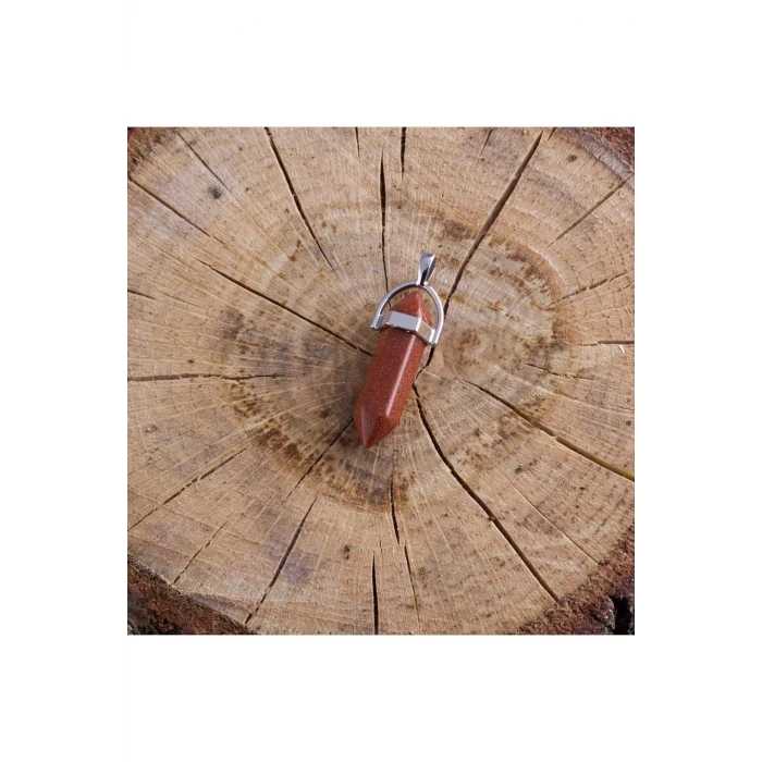 Kahve Yıldız Point Kolye Ucu