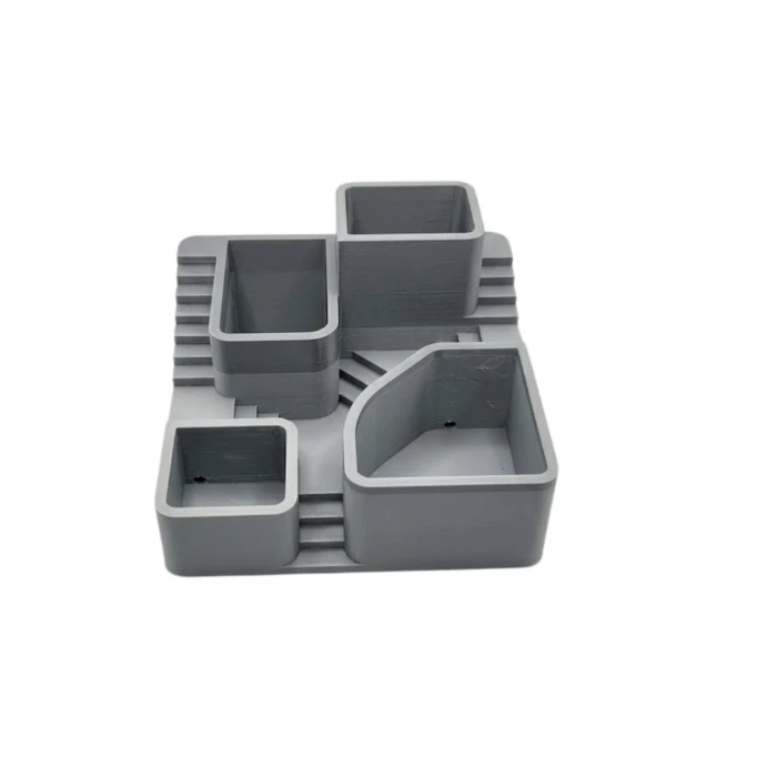 Kaktüs Saksı Seti Gri