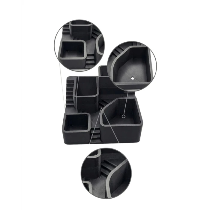 Kaktüs Saksı Seti Siyah