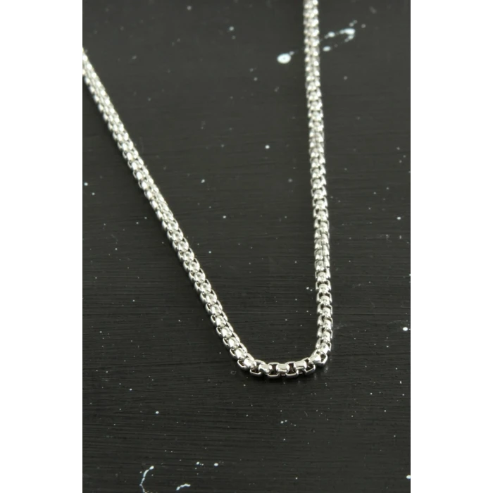 Kalın Zincir Çelik Kolye 45 cm