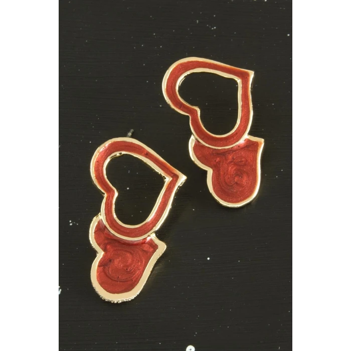 Kalp Yeni Sezon Mineli Küpe