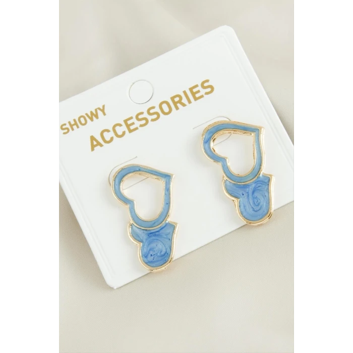 Kalp Yeni Sezon Mineli Küpe