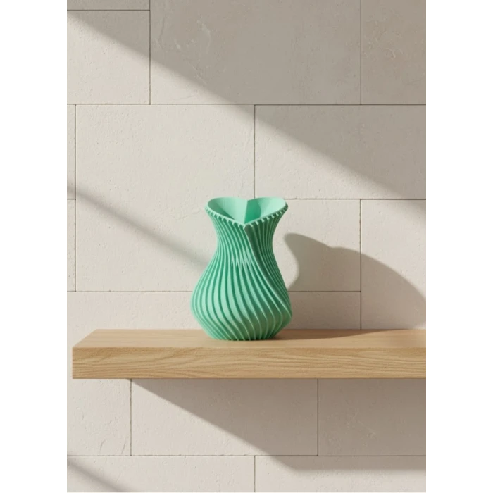 KALPLİ VAZO TURKUAZ