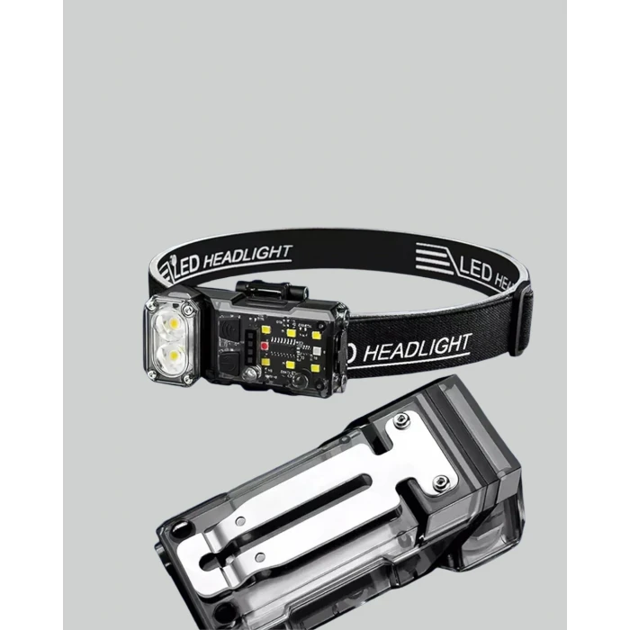 Kamp Ve Outdoor İçin Led Far 10 Saat Pil Sensörlü Manyetik