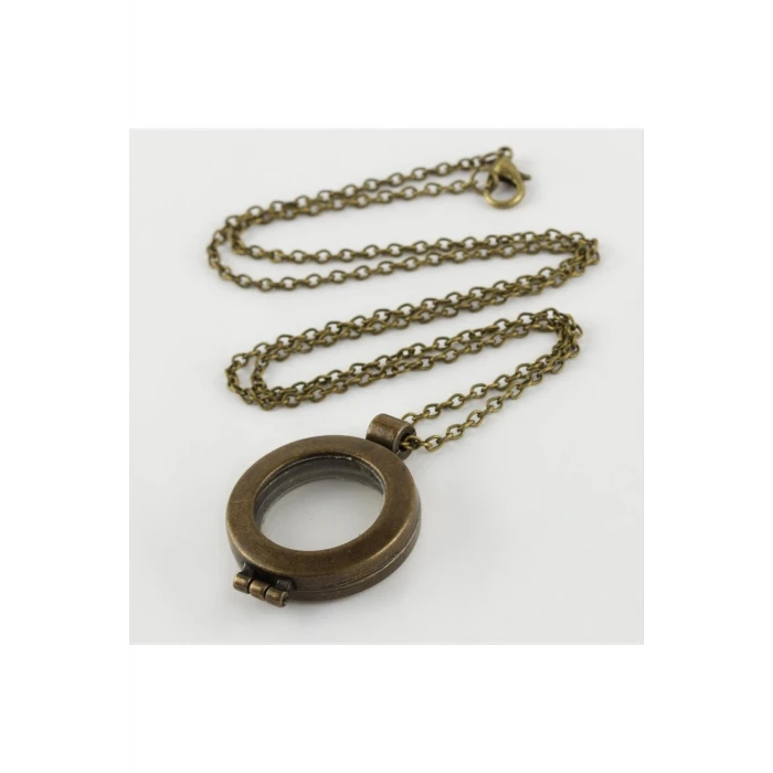 Kapaklı Camlı Kolye