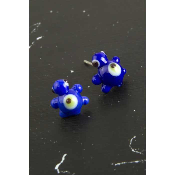 Kaplumbağa Cam Küpe