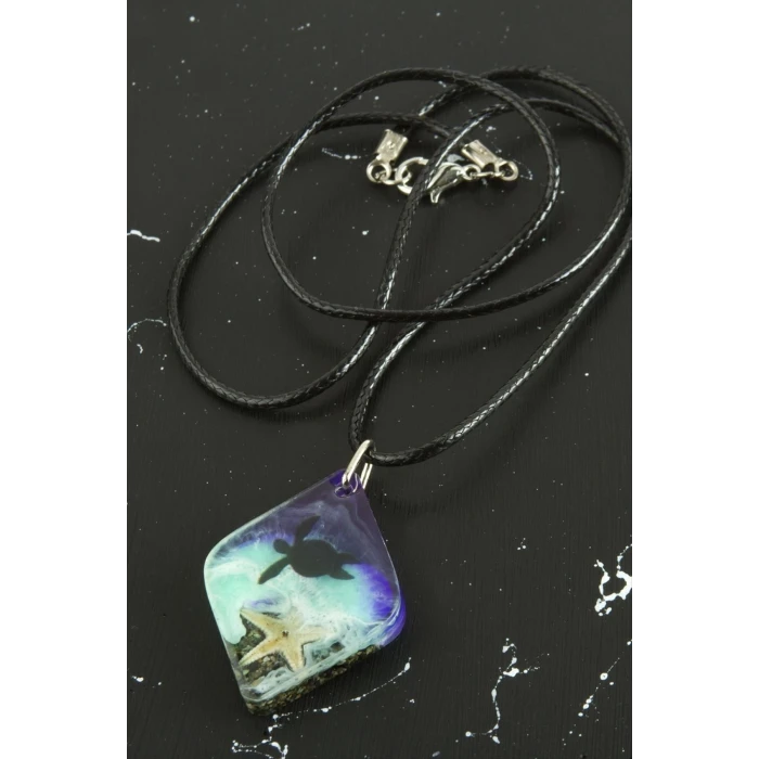 Kaplumbağa Epoksi Kolye