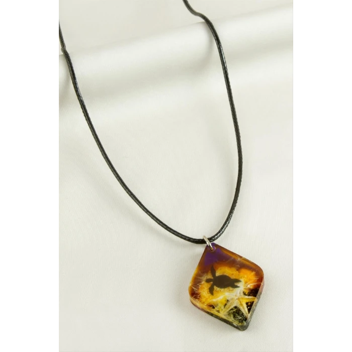 Kaplumbağa Epoksi Kolye