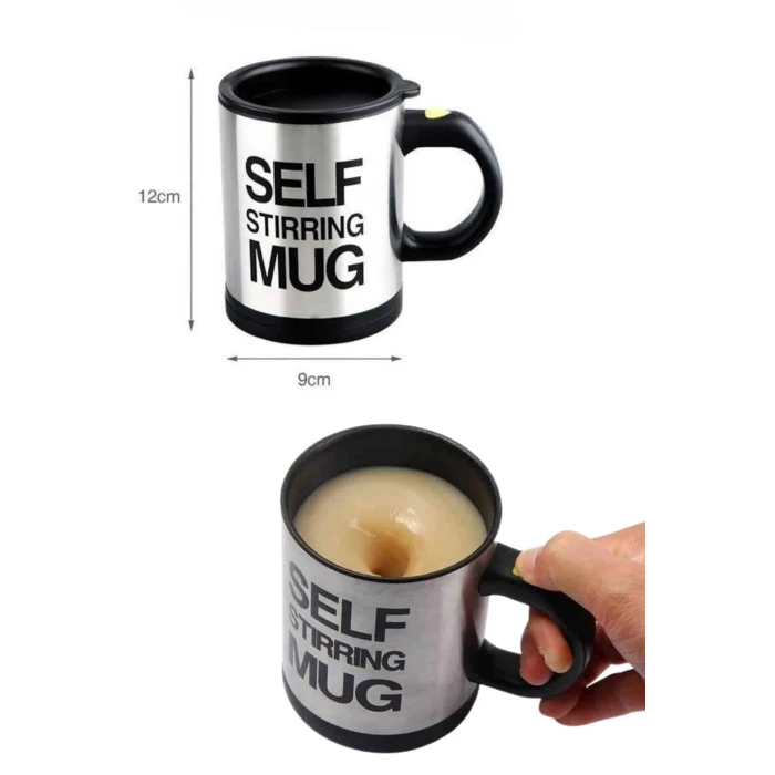 Karıştırıcı Özellikli Mikser Kupa Bardak Kompakt Taşınabilir Mug