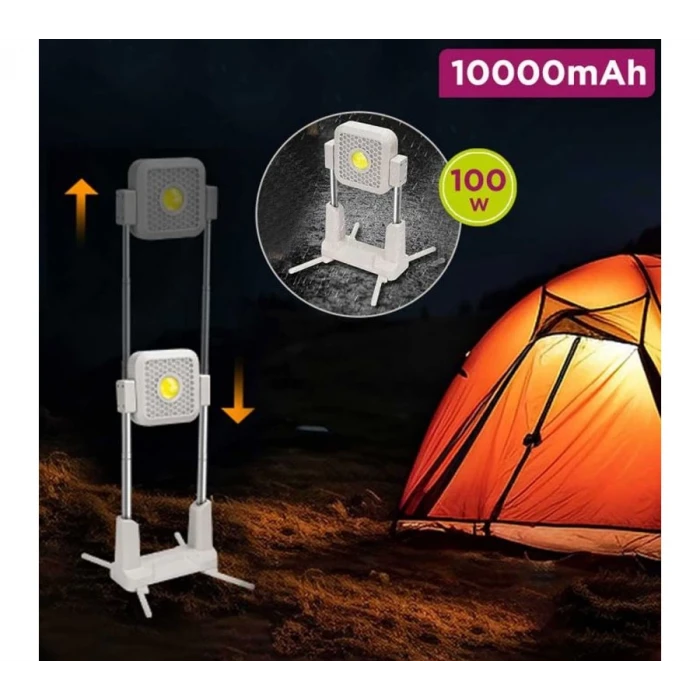 Katlanabilir Kamp Lambası Çok İşlevli Ultra Güçlü 4 Modlu Aydınlatma