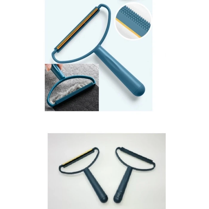 Kazak - Elbise - Halı Tüyü Temizleme Çift Taraflı Tüy Tiftik Toparlayıcı (4887)