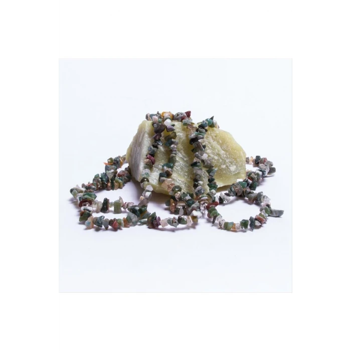 Kırık Hint Akiği Doğal Taş