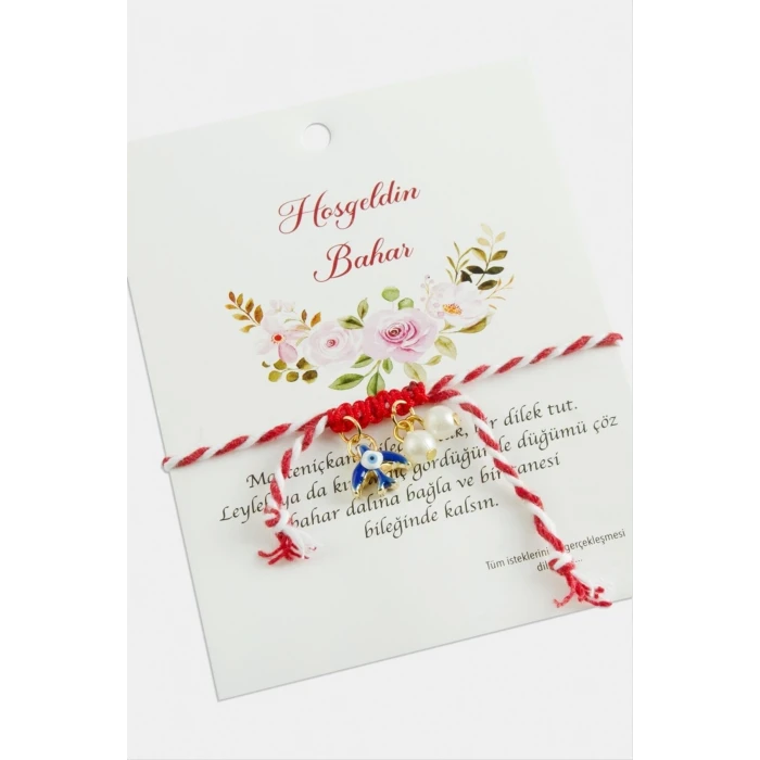 Kırlangıç İnci Marteniçka Makrome İp Bileklik