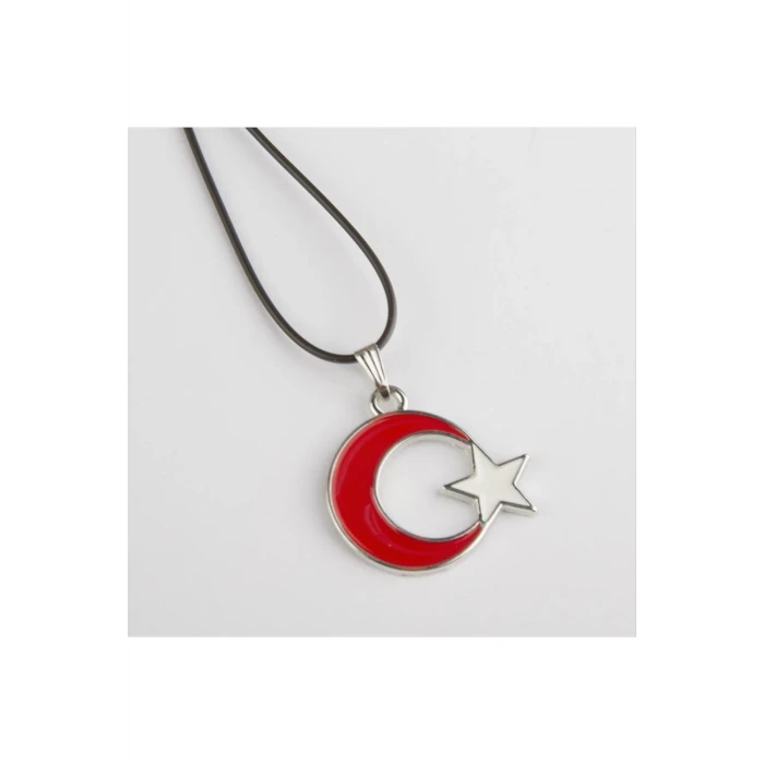 Kırmızı Ayyıldız Kolye