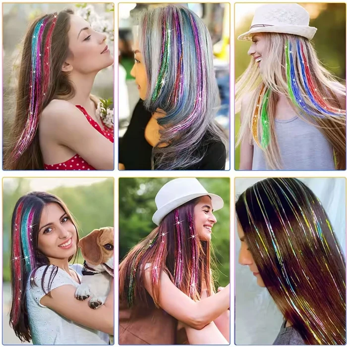 Klipsli Hair Tinsel Saç Simi - HTK06