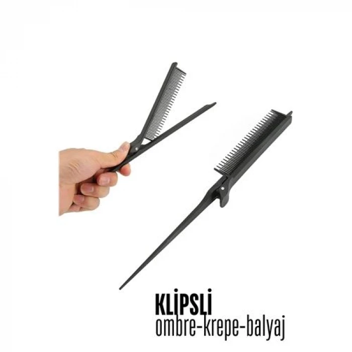 Klipsli Krepe Ombre Balyaj Tarağı Solingen