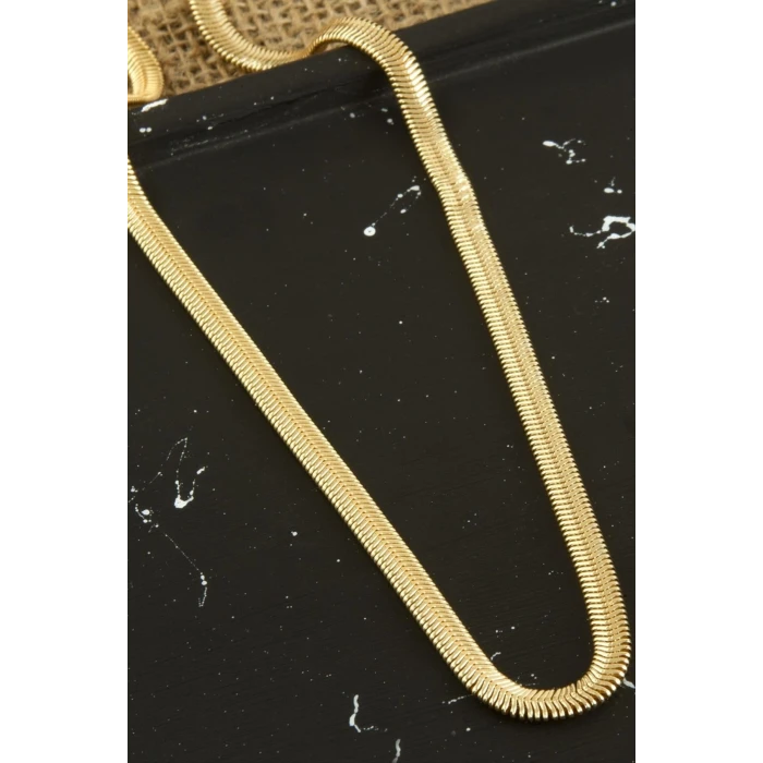 Kobra İtalyan Zincir Kolye 45 cm