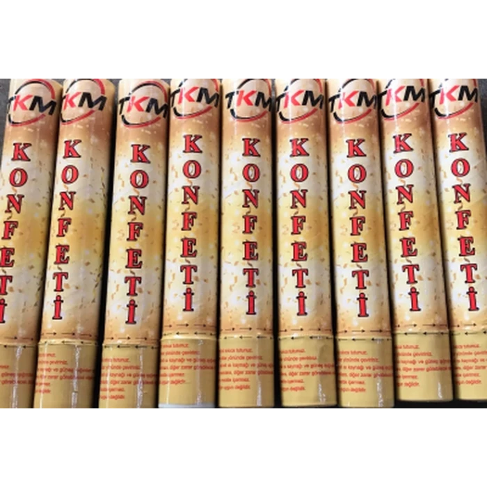 Konfeti Karnaval Metalik Renkli 30cm