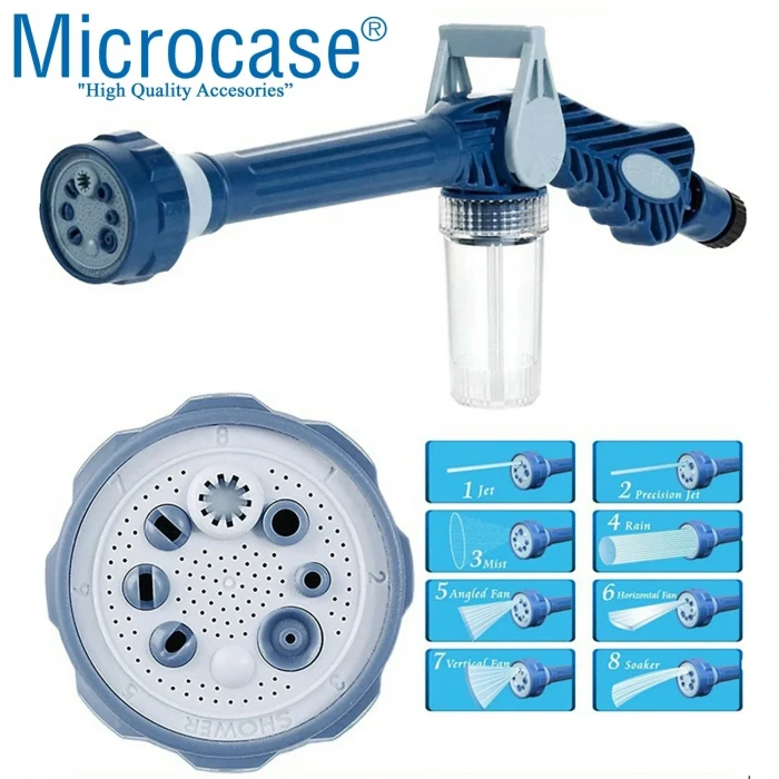 Köpüklü Oto Araba Araç Yıkama Aparatı Basınçlı Su Tabancası (4887)