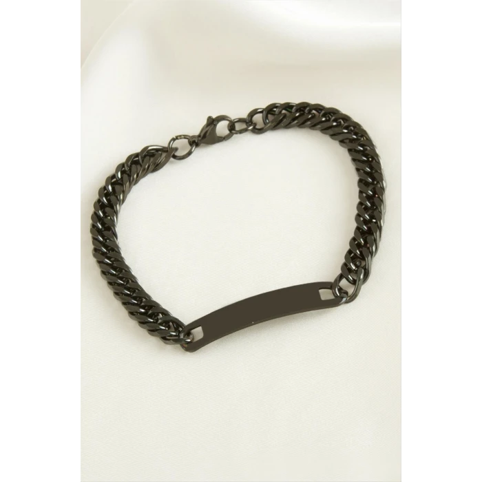 Künye Çelik Bileklik (İsim Yazılabilir)