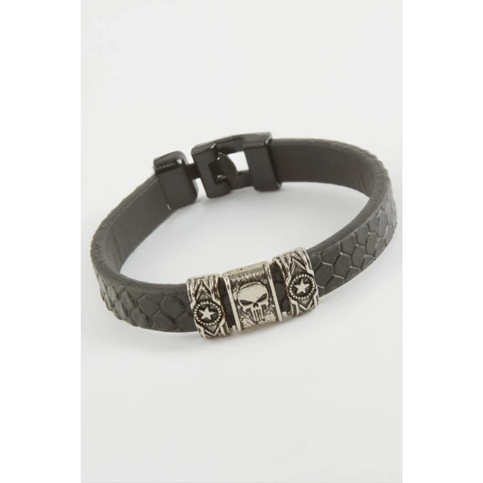 Kuru Kafa Kaliteli Suni Deri Bileklik