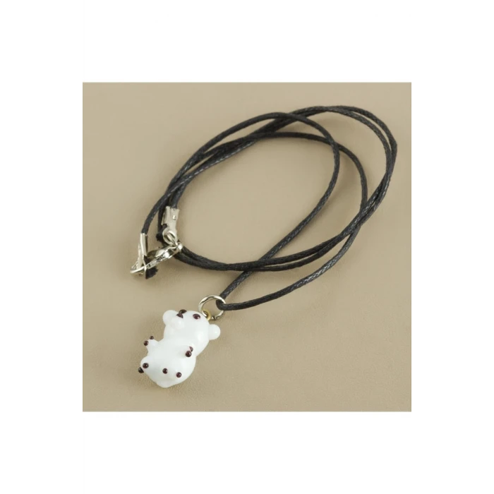 Kutup Ayısı Cam Kolye