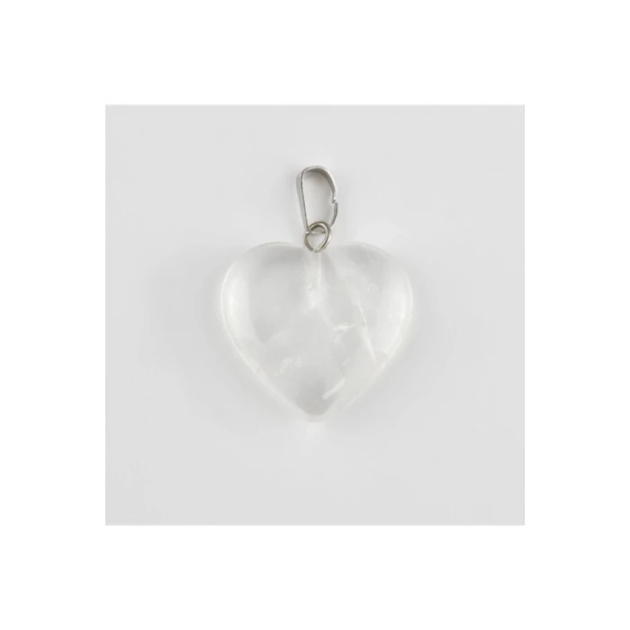 Kuvars Kalpli Doğaltaş Kolye Ucu