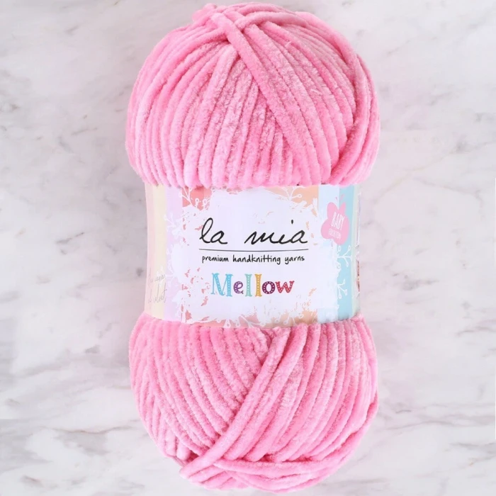La Mia Mellow Pembe El Örgü İpi - 914 - 34160