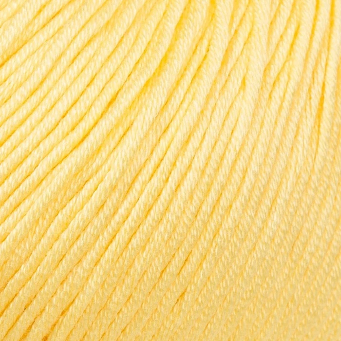 La Mia Mercerized Cotton Sarı El Örgü İpi - 177 - 33584