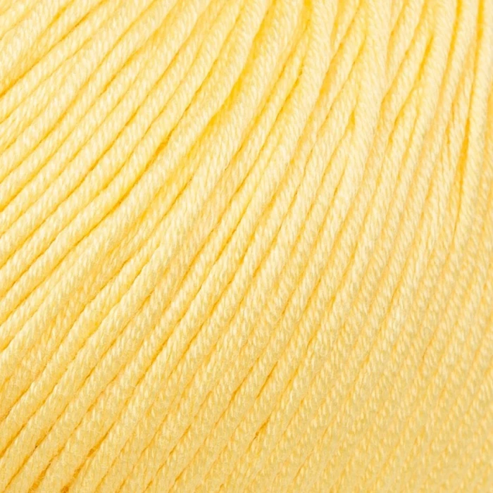 La Mia Mercerized Cotton Sarı El Örgü İpi - 177 - 33584