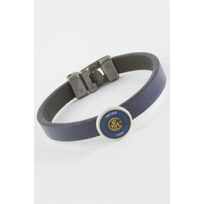 Lacivert Renkli Suni Deri Bileklik