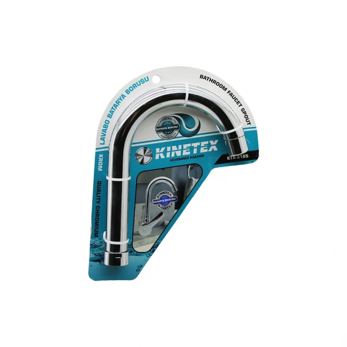 LAVABO BATARYA BORUSU  SÜZGEÇLİ UÇ   KROM KAPLAMA (K95)