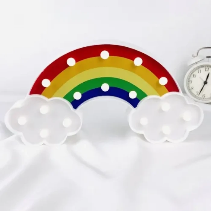 Led Işıklı Gökkuşağı Gece Lambası