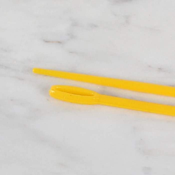 Loren 2 li Plastik Sarı Yün İğnesi