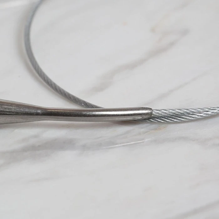 Loren Crafts 7 mm Çelik Misinalı Şiş 60 cm