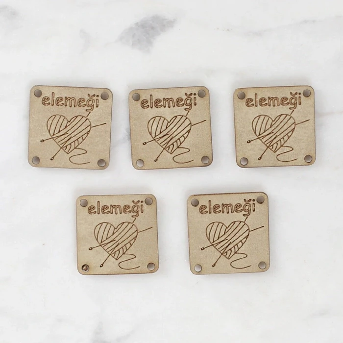 Loren Crafts Elemeği Deri Arma 5 Adet - 1569