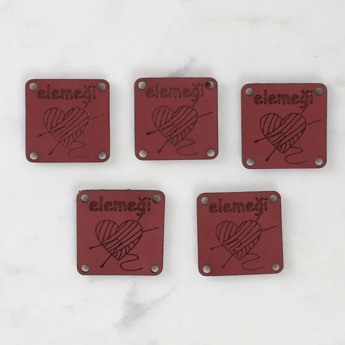 Loren Crafts Elemeği Deri Arma 5 Adet - 1570