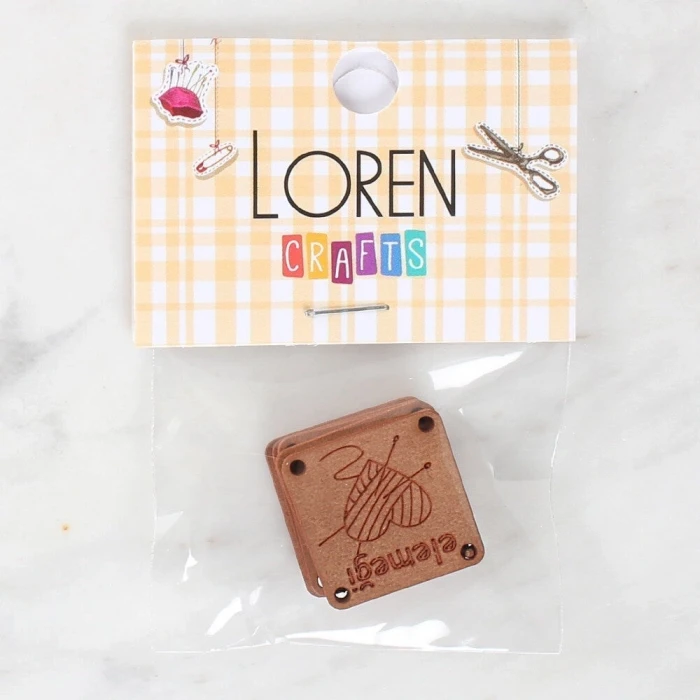 Loren Crafts Elemeği Deri Arma 5 Adet - 1571