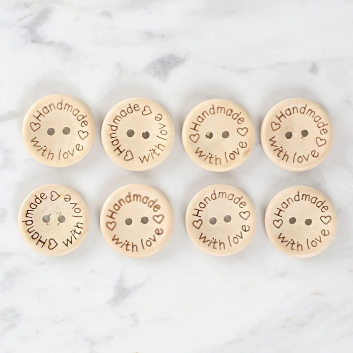 Loren Crafts Handmade 8li Düğme - 1616