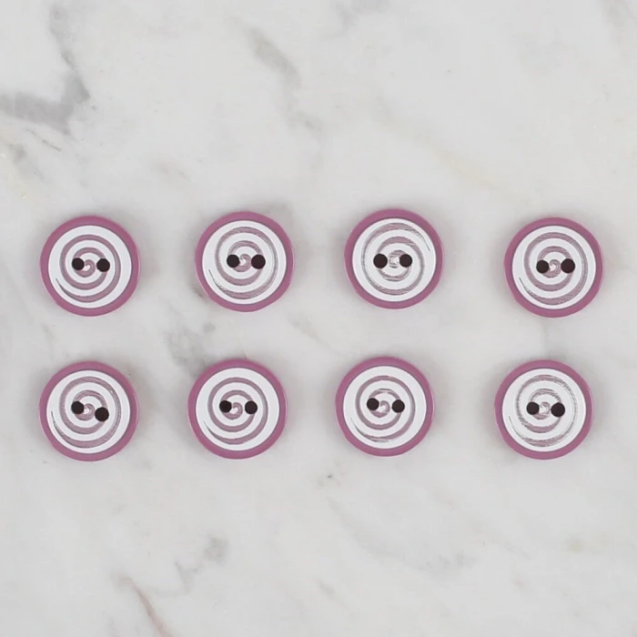 Loren Crafts vişne çürüğü 8 li yuvarlak düğme - 44