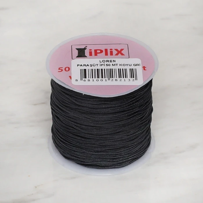 Loren Paraşüt İpi 50 mt Koyu Gri