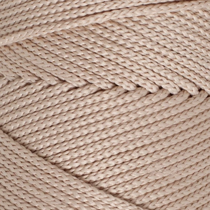 Loren Polyester Soft Macrame Taş Rengi El Örgü İpi - LM005 - 34428