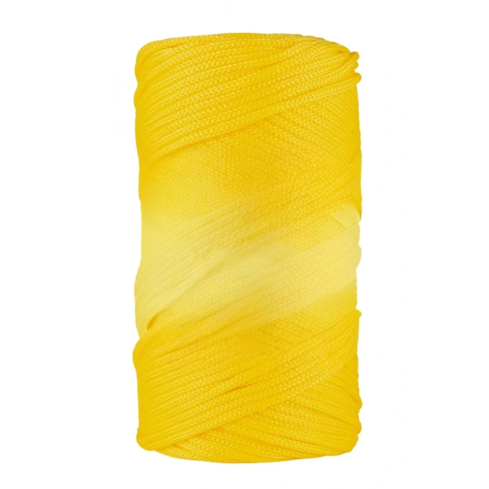 Makrome İpi 3mm  Polyester Canlı Sarı